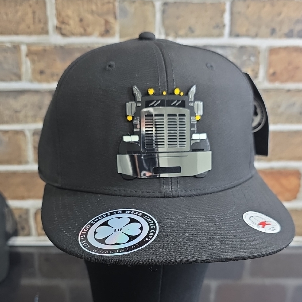 Black Cap with Truck Design